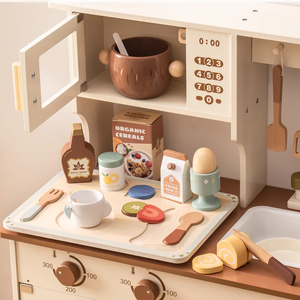 31-Piece Wooden Play Food Set