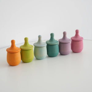 Montessori Wooden Peg Dolls Collection
