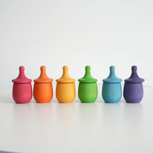 Montessori Wooden Peg Dolls Collection