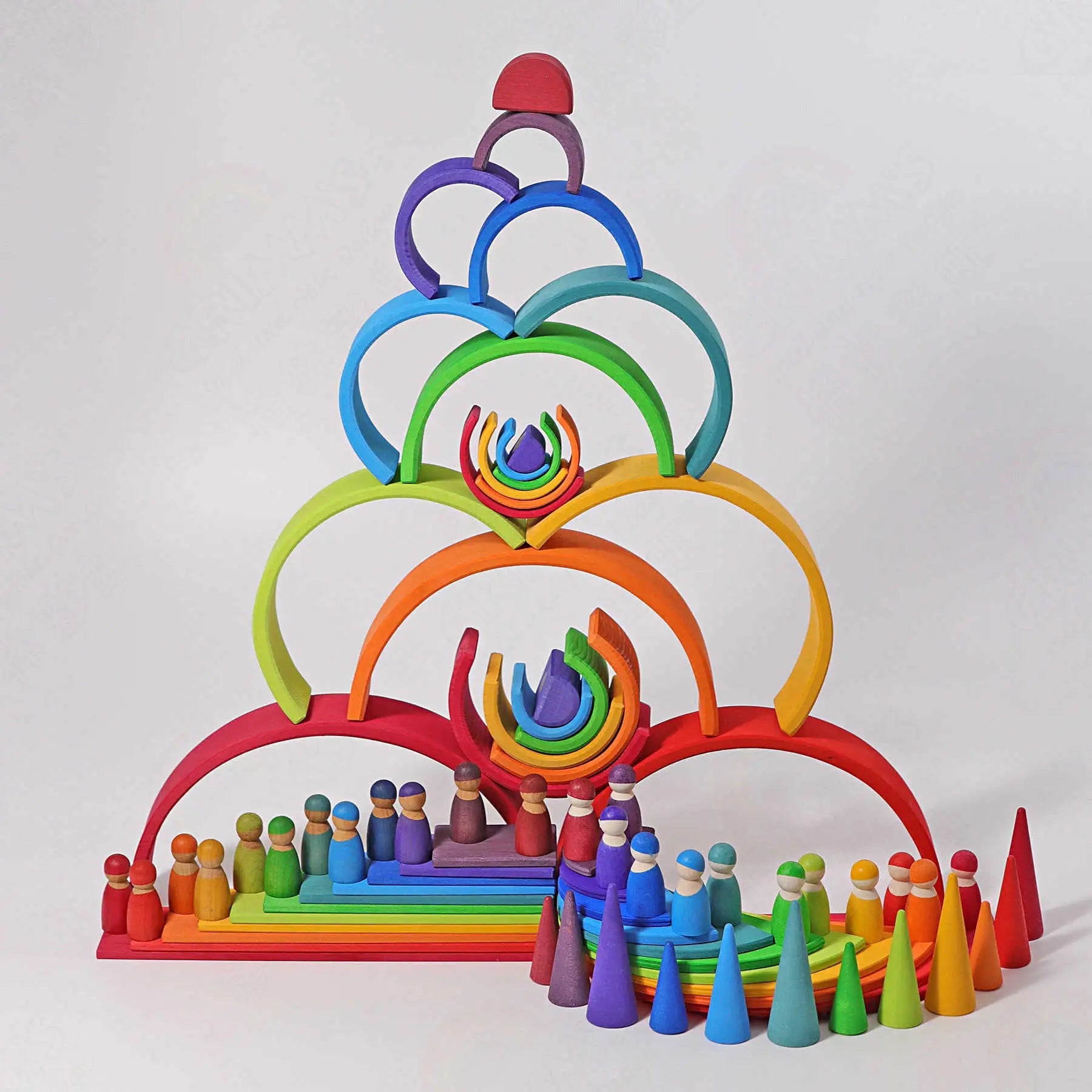 Dyed Linden Rainbow Stacker