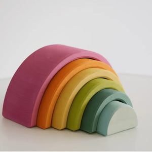 Wooden Rainbow Stacking Toy
