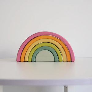 Wooden Rainbow Stacking Toy