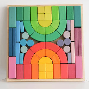 Lunamoa Rainbow Castle Blocks