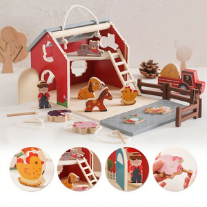 Wooden Farm Animal Matching Puzzle Toy
