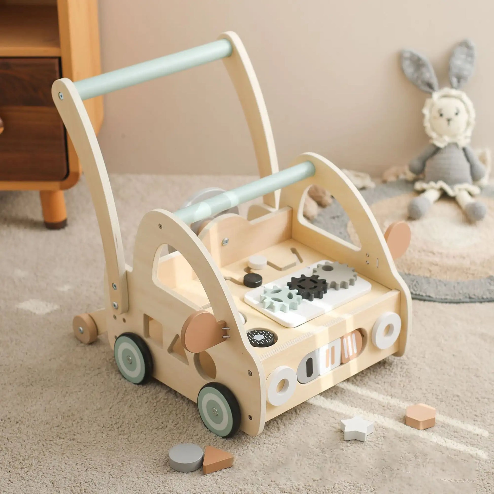Forest Friends Wooden Baby Walker