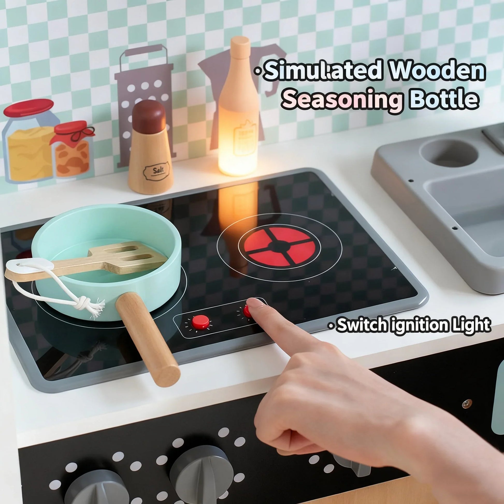 Kids Play Kitchen Set