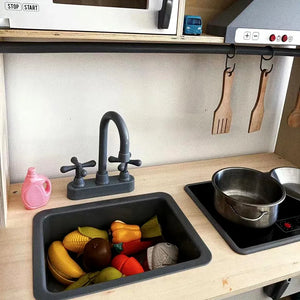 Wooden Play Kitchen for Kids