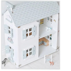 Lunamoa Wooden Dollhouse Playset