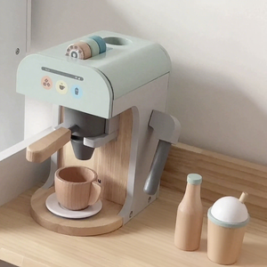 Wooden Pretend Coffee Machine Toy