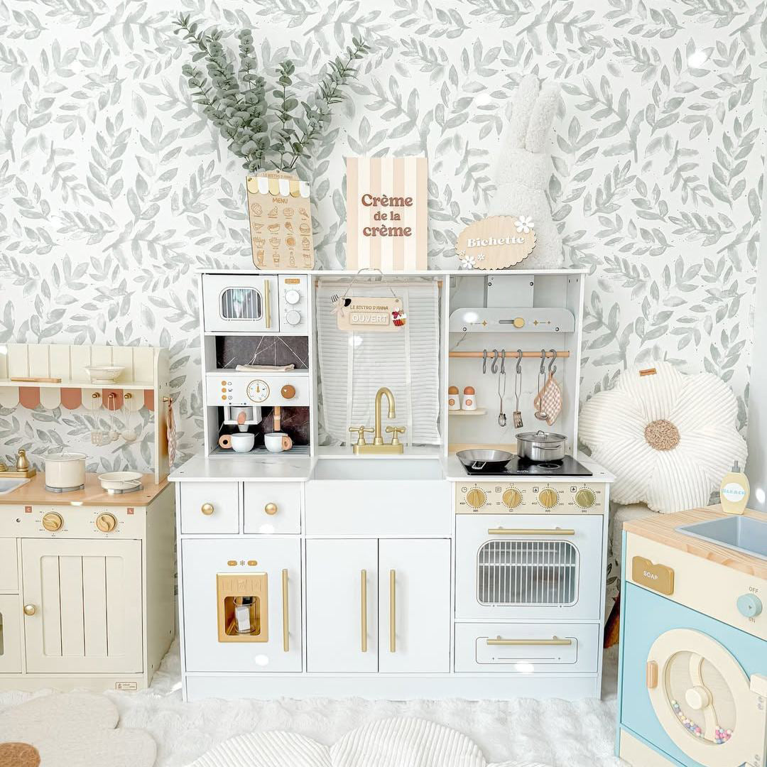 Realistic Wooden Pretend Playset