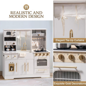 Realistic Wooden Pretend Playset