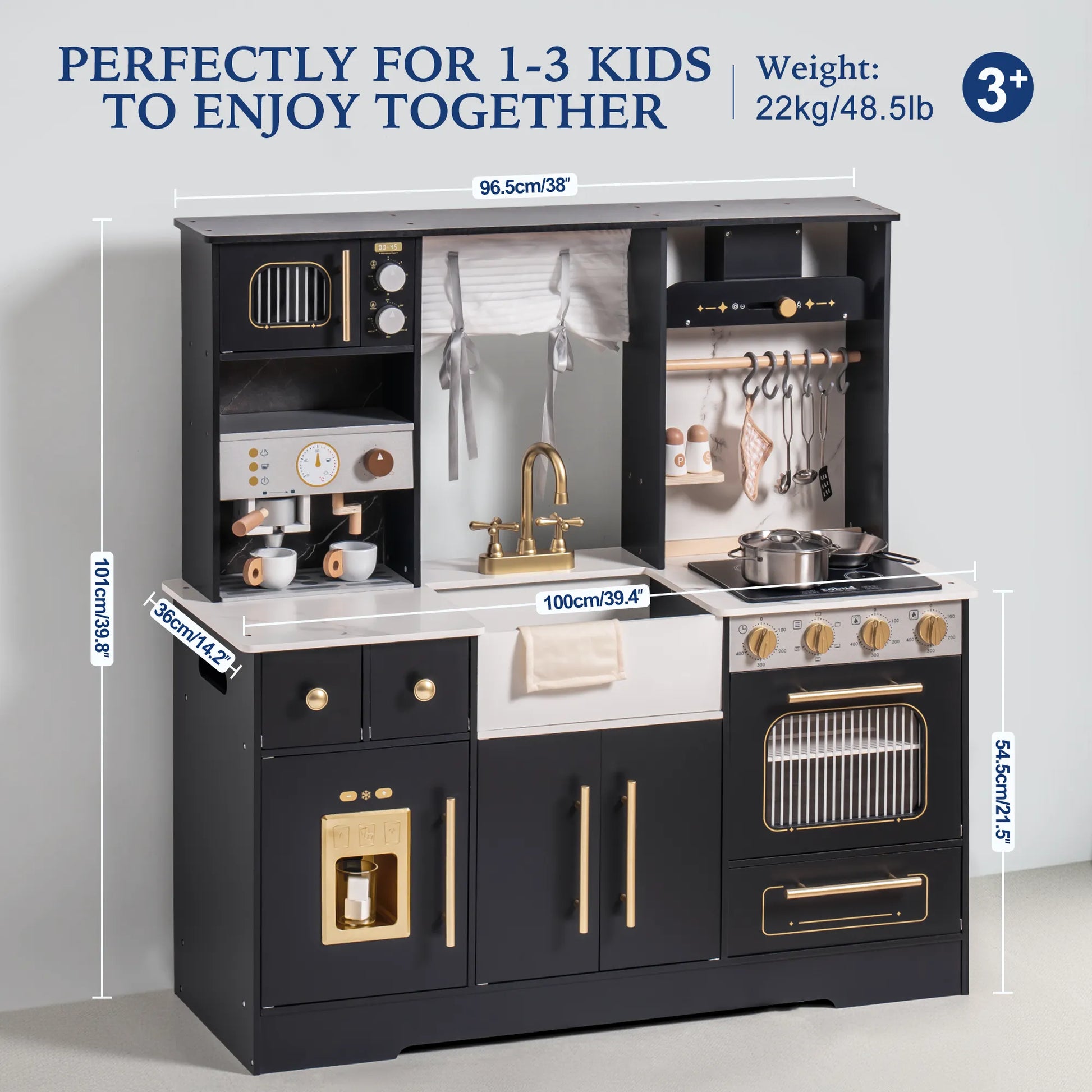 Realistic Wooden Pretend Playset