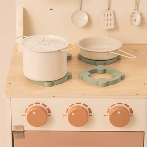 Rustic Wooden Toy Kitchen