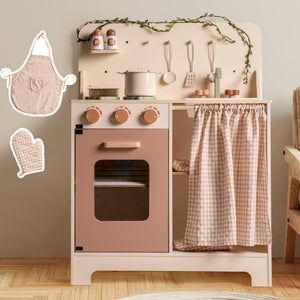 Rustic Wooden Toy Kitchen