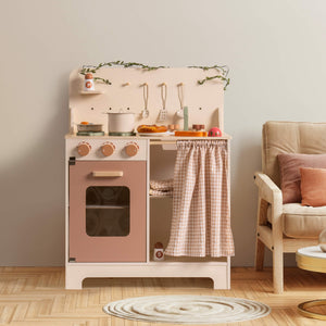 Rustic Wooden Toy Kitchen