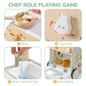 Spring Wooden Baby Walker