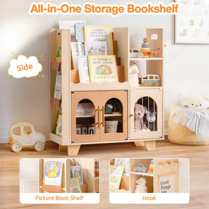Wooden Children's Bookshelf