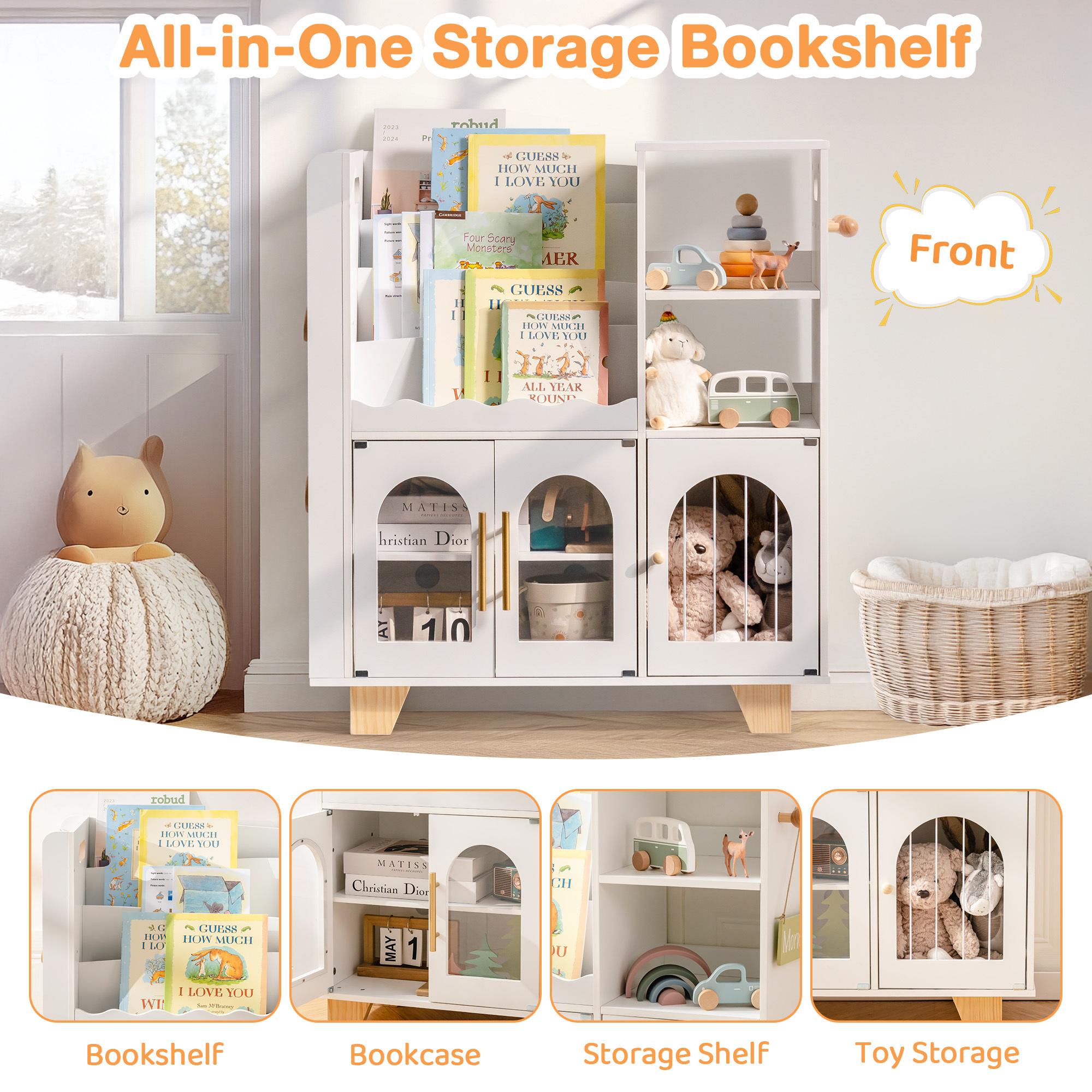 Wooden Children's Bookshelf