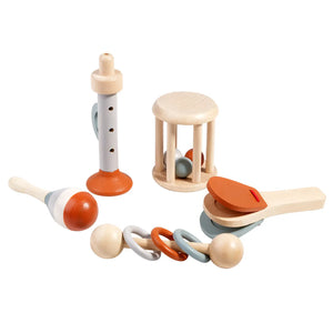 Wooden Baby Rattles Toys