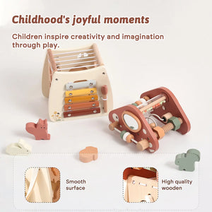 Montessori Wooden Tool Set for Toddlers