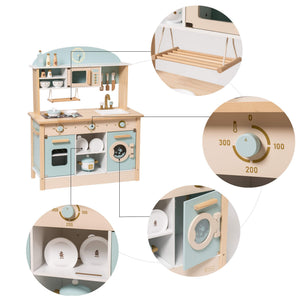Wooden Toy Kitchen Playset