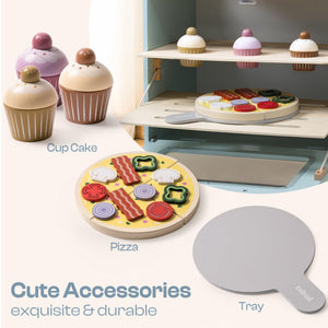 Wooden Toy Kitchen Playset
