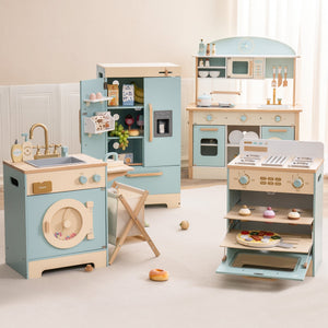 Wooden Toy Kitchen Playset
