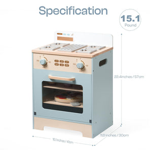 Wooden Toy Kitchen Playset