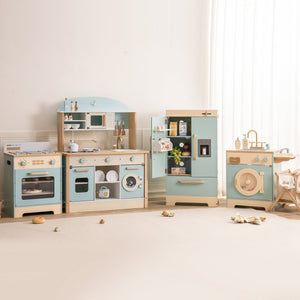 Wooden Toy Kitchen Playset