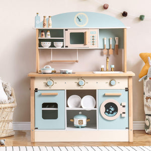 Wooden Toy Kitchen Playset