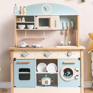 Wooden Toy Kitchen Set with Accessories