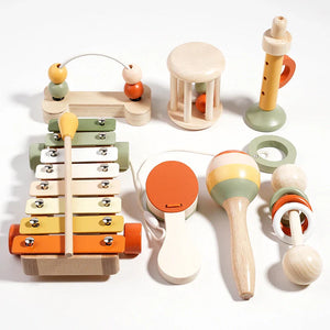 Wooden Baby Musical Instruments Set