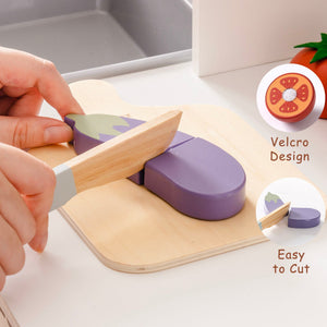 Wooden Play Food Set