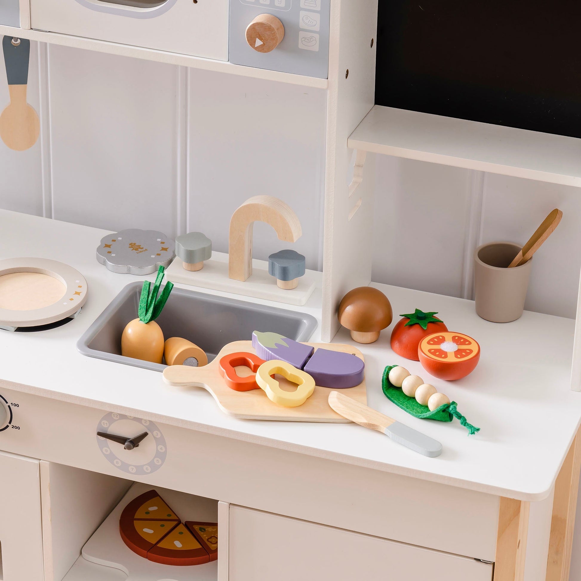 Wooden Play Food Set