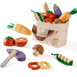 Wooden Play Food Set