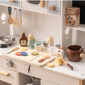31-Piece Wooden Play Food Set