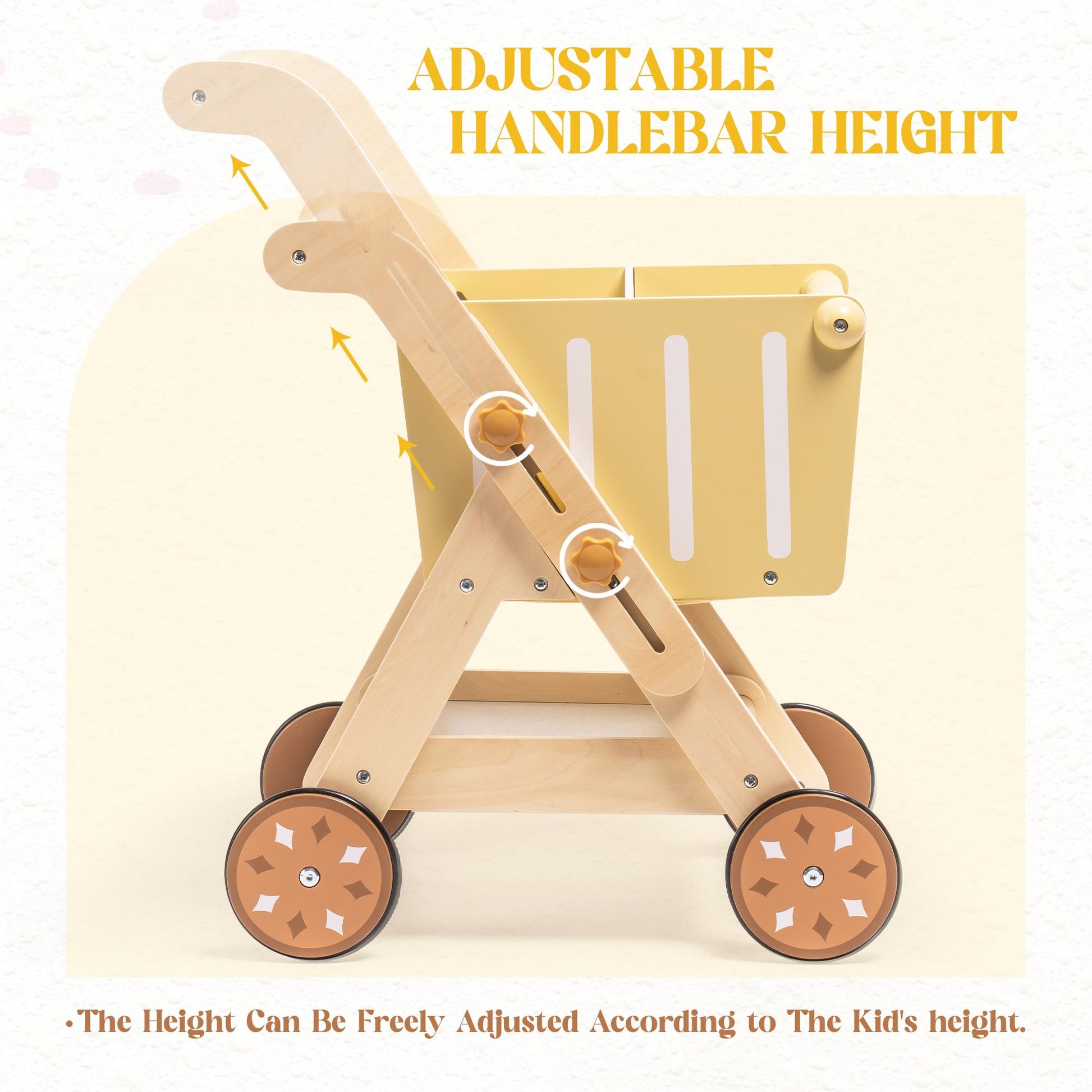 Wooden Toddler Push Walker